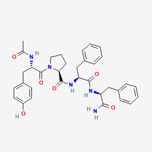 molecular formula C34H39N5O6 B1665429 Acetyl tetrapeptide-15 CAS No. 928007-64-1