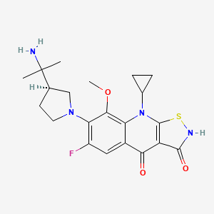 molecular formula C21H25FN4O3S B1665432 Ach-702 CAS No. 922491-46-1