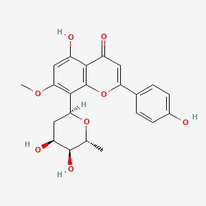 molecular formula C22H22O8 B1665436 Aciculatin CAS No. 134044-97-6