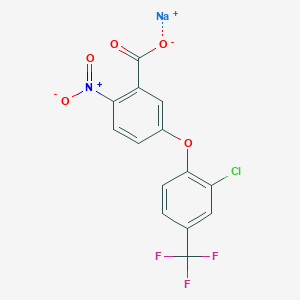 molecular formula C14H7ClF3NNaO5 B1665446 CID 67176704 CAS No. 62476-59-9