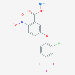 molecular formula C14H6ClF3NNaO5 B1665446 氟乐灵钠 CAS No. 62476-59-9