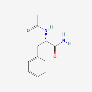 molecular formula C11H14N2O2 B1665451 (S)-2-Acetamido-3-phenylpropanamide CAS No. 7376-90-1