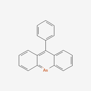 molecular formula C19H13As B1665454 Acridarsine,10-phenyl- CAS No. 28660-45-9