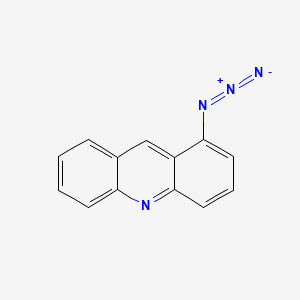molecular formula C13H8N4 B1665456 Acridine, 1-azido- CAS No. 78276-11-6