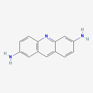 B1665457 Acridine, 2,6-diamino-(8CI) CAS No. 3407-94-1