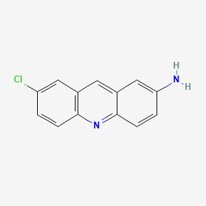 molecular formula C13H9ClN2 B1665458 吖啶，2-氨基-7-氯- CAS No. 23045-20-7