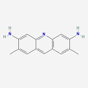 molecular formula C15H15N3 B1665462 Acridine Yellow CAS No. 92-26-2