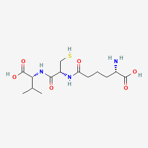 molecular formula C14H25N3O6S B1665464 ACV Tripeptide CAS No. 32467-88-2
