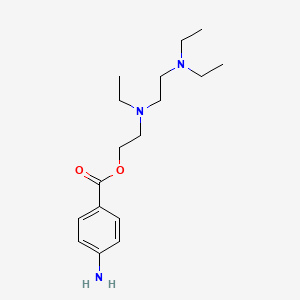 molecular formula C17H29N3O2 B1665474 阿莫西卡因 CAS No. 553-65-1