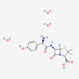 molecular formula C16H25N3O8S B1665475 Amoxicillin trihydrate CAS No. 61336-70-7
