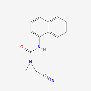 N-(1-Naphthyl)-2-cyanoaziridine-1-carboxamide