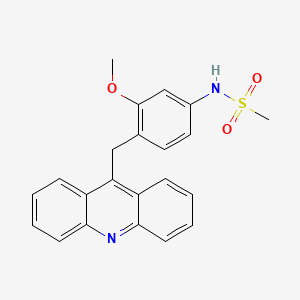 molecular formula C21H19N3O3S B1665488 Amsacrine CAS No. 51264-14-3