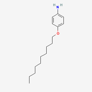 molecular formula C16H27NO B1665503 p-Decyloxyaniline CAS No. 39905-47-0