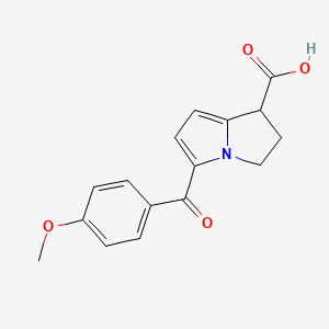 molecular formula C16H15NO4 B1665505 阿尼罗拉克 CAS No. 66635-85-6