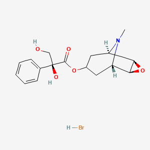 molecular formula C17H22BrNO5 B1665507 Anisodine hydrobromide CAS No. 76822-34-9