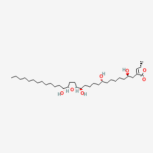 molecular formula C35H64O7 B1665508 Annonacin CAS No. 111035-65-5