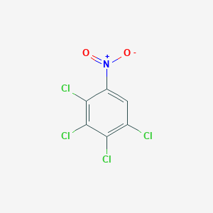 molecular formula C6HCl4NO2 B166551 2,3,4,5-Tetrachloronitrobenzene CAS No. 879-39-0