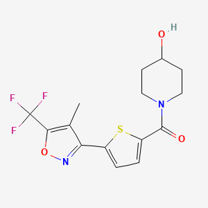 molecular formula C15H15F3N2O3S B1665516 阿达瑞吉林 CAS No. 1124197-79-0