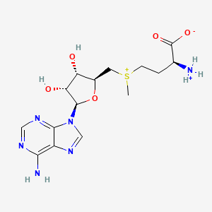molecular formula C15H23N6O5S+ B1665520 Ademetionine CAS No. 29908-03-0