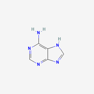 molecular formula C5H5N5 B1665523 腺嘌呤 CAS No. 73-24-5