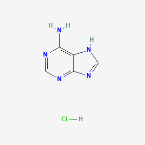 molecular formula C5H6ClN5 B1665525 Adenine hydrochloride CAS No. 2922-28-3