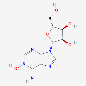 molecular formula C10H13N5O5 B1665527 腺苷N1-氧化物 CAS No. 146-92-9