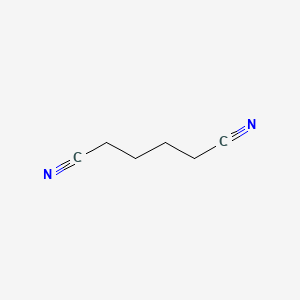 molecular formula C6H8N2<br>CN(CH2)4CN<br>C6H8N2 B1665535 Adiponitrile CAS No. 111-69-3