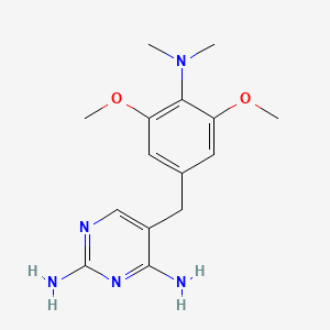 molecular formula C15H21N5O2 B1665538 Aditoprim CAS No. 56066-63-8