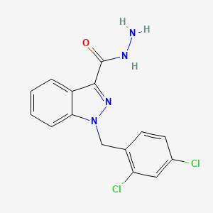 molecular formula C15H12Cl2N4O B1665539 Adjudin CAS No. 252025-52-8