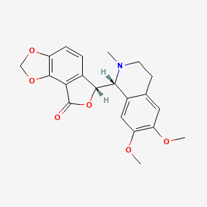 molecular formula C21H21NO6 B1665541 (-)-Adlumine CAS No. 21414-43-7