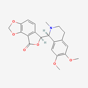molecular formula C21H21NO6 B1665542 (+)-Adlumine CAS No. 524-46-9