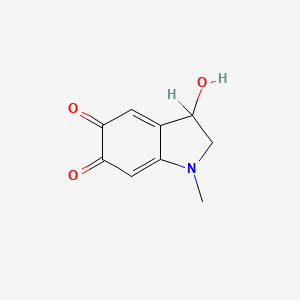 molecular formula C9H9NO3 B1665551 Adrenochrome CAS No. 54-06-8