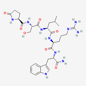 molecular formula C31H46N10O7 B1665565 Antho-rwamide I CAS No. 114056-25-6