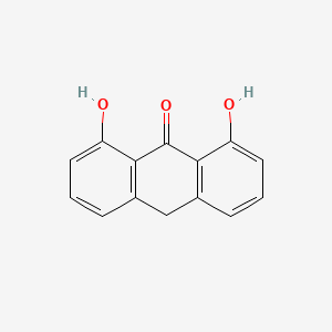molecular formula C14H10O3 B1665566 蒽醌 CAS No. 1143-38-0