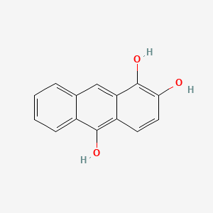 molecular formula C14H10O3 B1665569 Anthrarobin CAS No. 577-33-3