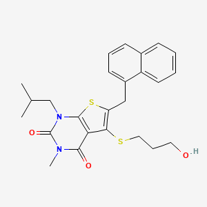 molecular formula C25H28N2O3S2 B1665596 AR-C117977 CAS No. 216685-07-3