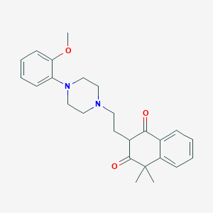 molecular formula C25H30N2O3 B1665597 Arc 239 dihydrochloride CAS No. 67339-62-2