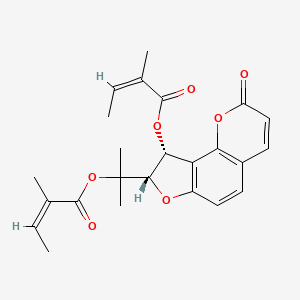 molecular formula C24H26O7 B1665600 Archangelicin CAS No. 2607-56-9