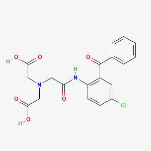 molecular formula C19H17ClN2O6 B1665601 Arclofenin CAS No. 87071-16-7