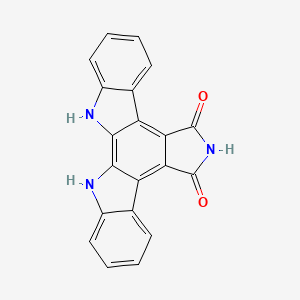 molecular formula C20H11N3O2 B1665606 Arcyriaflavin A CAS No. 118458-54-1