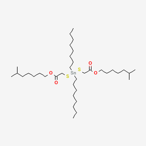 molecular formula C36H72O4S2Sn B1665613 Diisooctyl 2,2'-[(dioctylstannylene)bis(thio)]diacetate CAS No. 26401-97-8