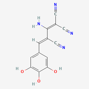 molecular formula C13H8N4O3 B1665628 Tyrphostin A51 CAS No. 122520-90-5