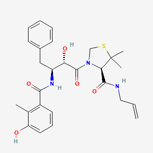 molecular formula C27H33N3O5S B1665629 Unii-usi577N9VE CAS No. 478410-84-3