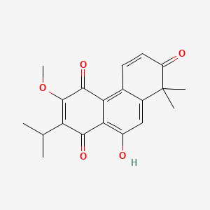 molecular formula C20H20O5 B1665637 Agastaquinone CAS No. 172923-90-9