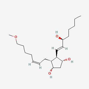 molecular formula C21H38O4 B1665640 PGF2α甲基醚 CAS No. 143656-18-2