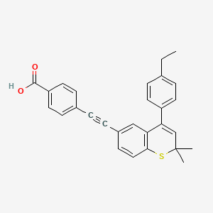 molecular formula C28H24O2S B1665646 AGN 194310 CAS No. 229961-45-9