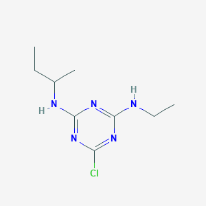molecular formula C9H16ClN5 B166565 Sebuthylazine CAS No. 7286-69-3