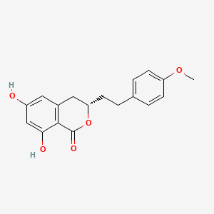 molecular formula C18H18O5 B1665657 Agrimonolide CAS No. 21499-24-1