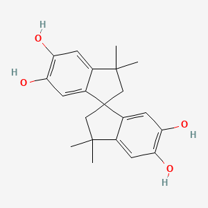 1,1'-Spirobi[1H-indene]-5,5',6,6'-tetrol, 2,2',3,3'-tetrahydro-3,3,3',3'-tetramethyl-