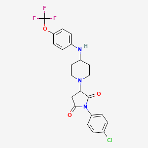 molecular formula C22H21ClF3N3O3 B1665674 AKOS-22 